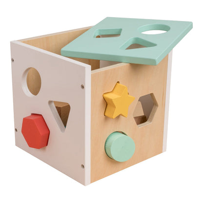 Wooden Shape Sorter Owl & Fox