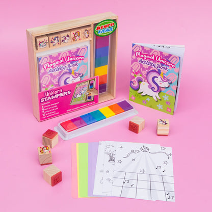 Wooden Stamper Sets Unicorns
