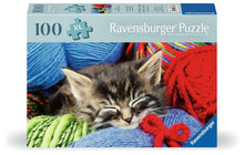 Wool Cat 100 Piece Jigsaw Puzz