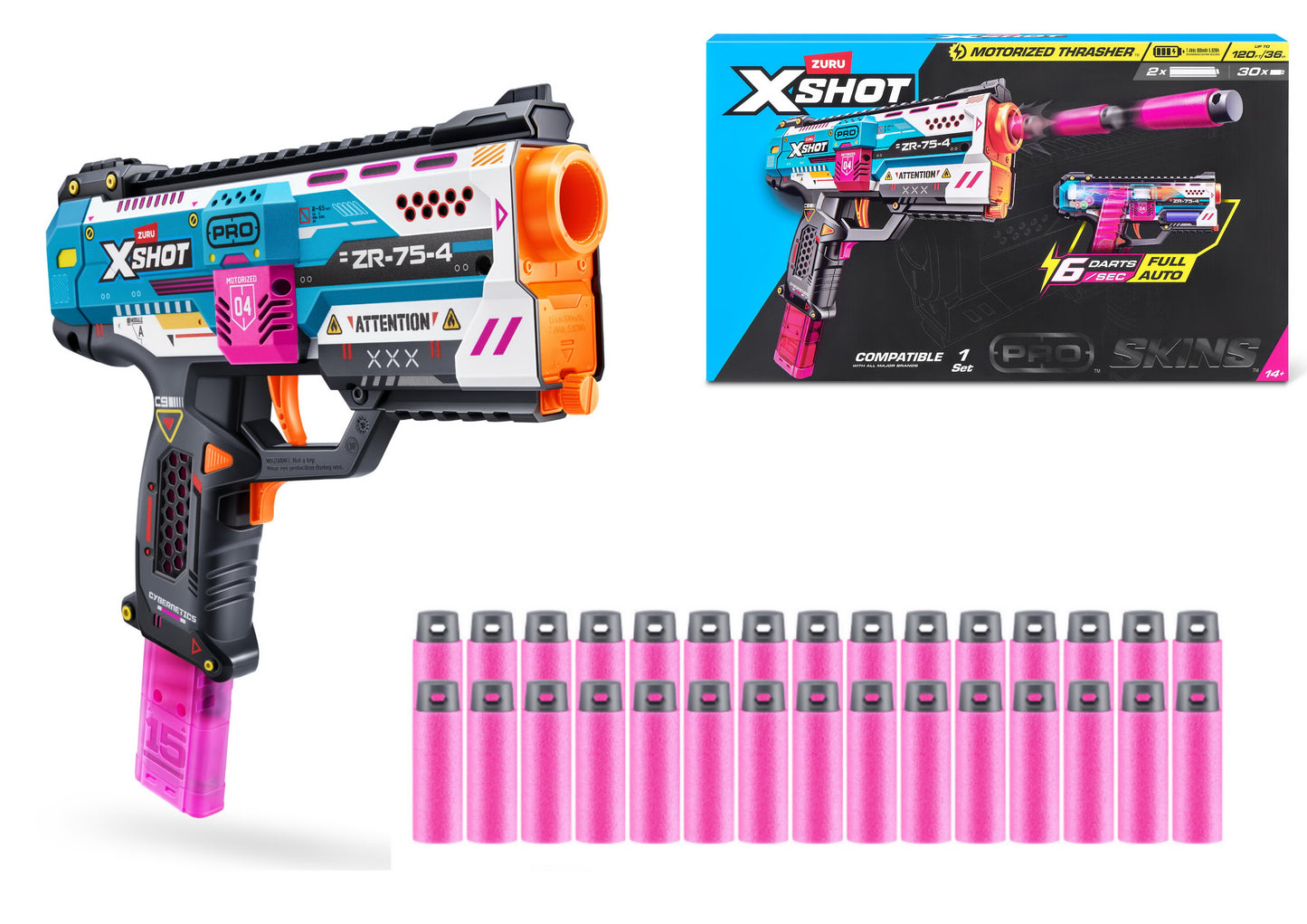 X Shot Thrasher 30 Darts