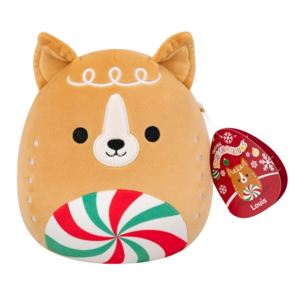 Squishmallows 7.5" Louis Gingerbread Terrier