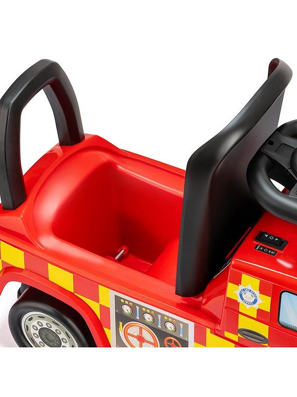 Xootz Red Mercedes Benz Fire Truck Sit n Ride