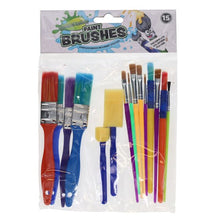 World of Colour
15pk Colourful Paint Brushes & Sponges Set