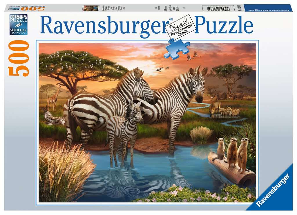 Ravensburger Zebra 500 Piece Jigsaw Puzzle