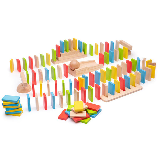 Wooden Domino Run