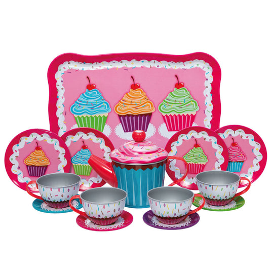 Cup Cake Tin Tea Set