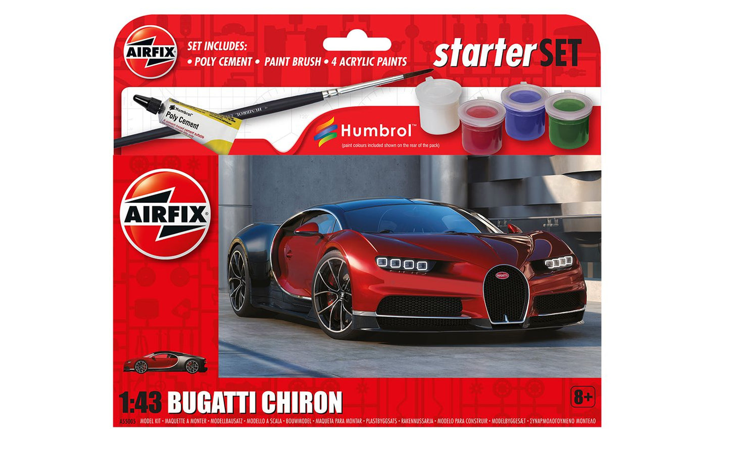 Airfix Bugatti Chiron Starter Set