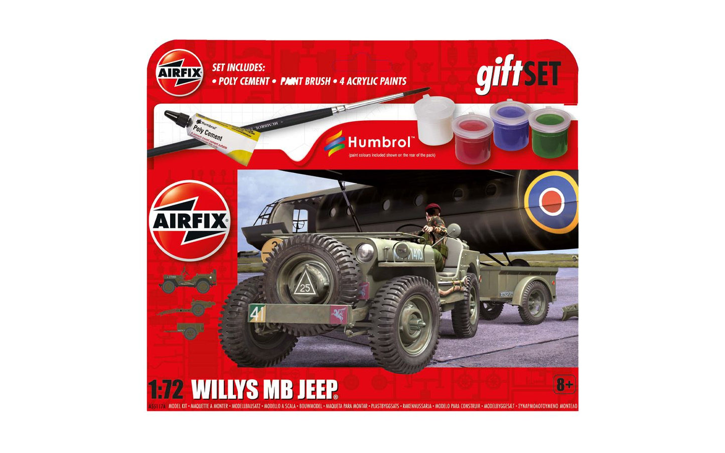 Airfix Willys MB Jeep Gift Set