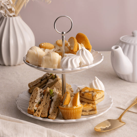 2 Tier Cake Stand Luxe