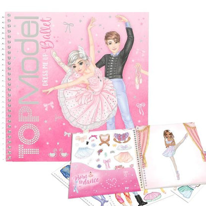 Top Model Dress Me Up Stickerbook Ballet