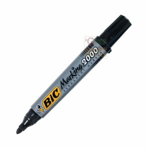 BIC Permanent Marker Round Head Black