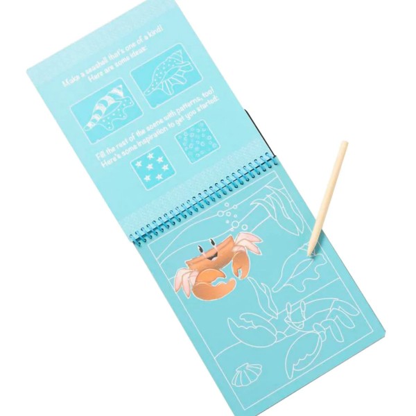 Sea Life Scratch Art Colour Reveal Pad
