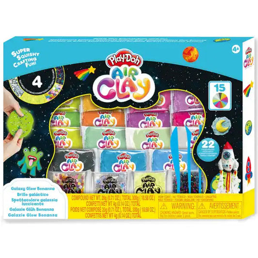 Play Doh Air Clay Galaxy Glow Bonanza