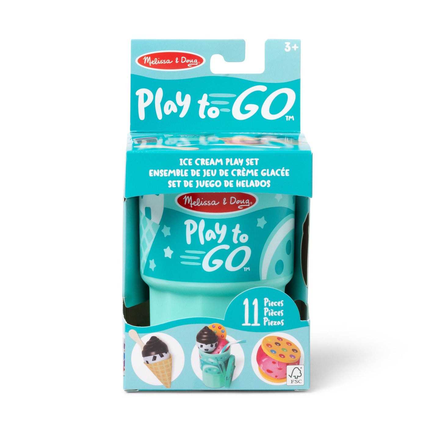 Melissa & Doug Play to Go Ice Cream set