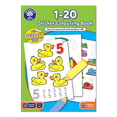 Orchard Number Colouring Book