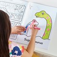 Orchard Dinosaur Sticker Colouring Book