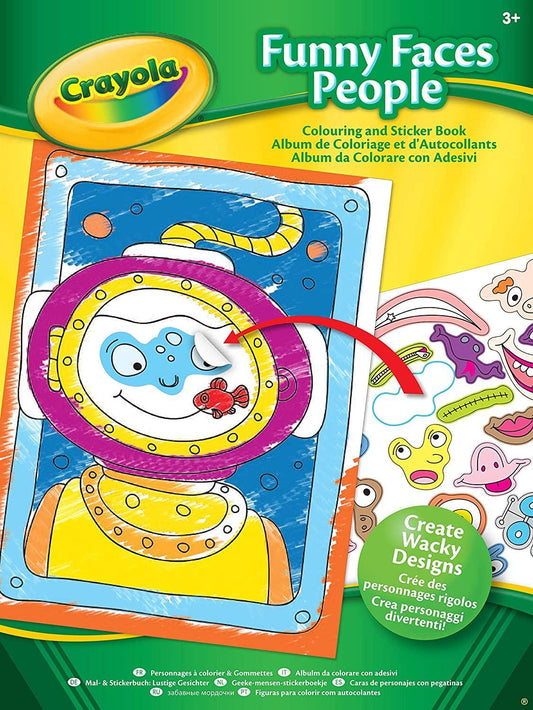 Funny Faces Sticker Book