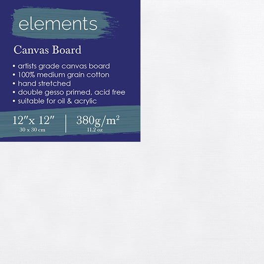 Elements Canvas Board 12" x 12"