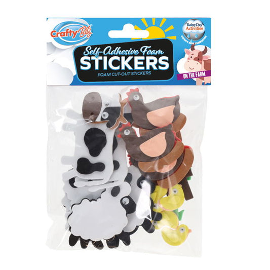 Crafty Bitz Squishy Foam Stickers - On The Farm