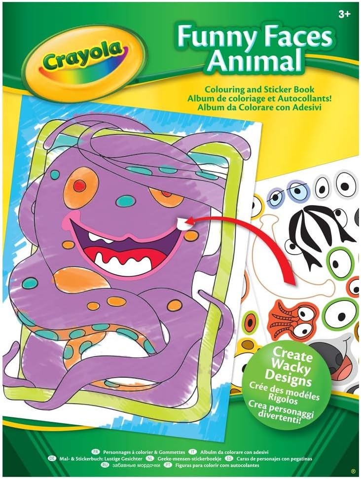 Funny Faces Sticker Book