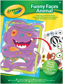 Funny Faces Sticker Book