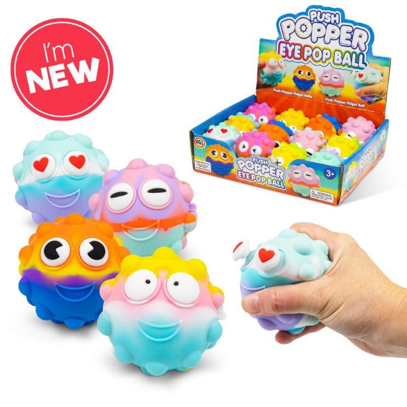 Push Popper Eye Pop Ball