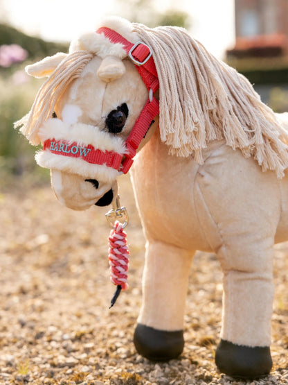 Toy Pony Vogue Headcollar Coral Crush