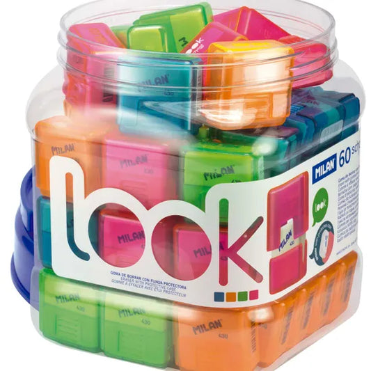 Milan Look 430 Eraser With Case