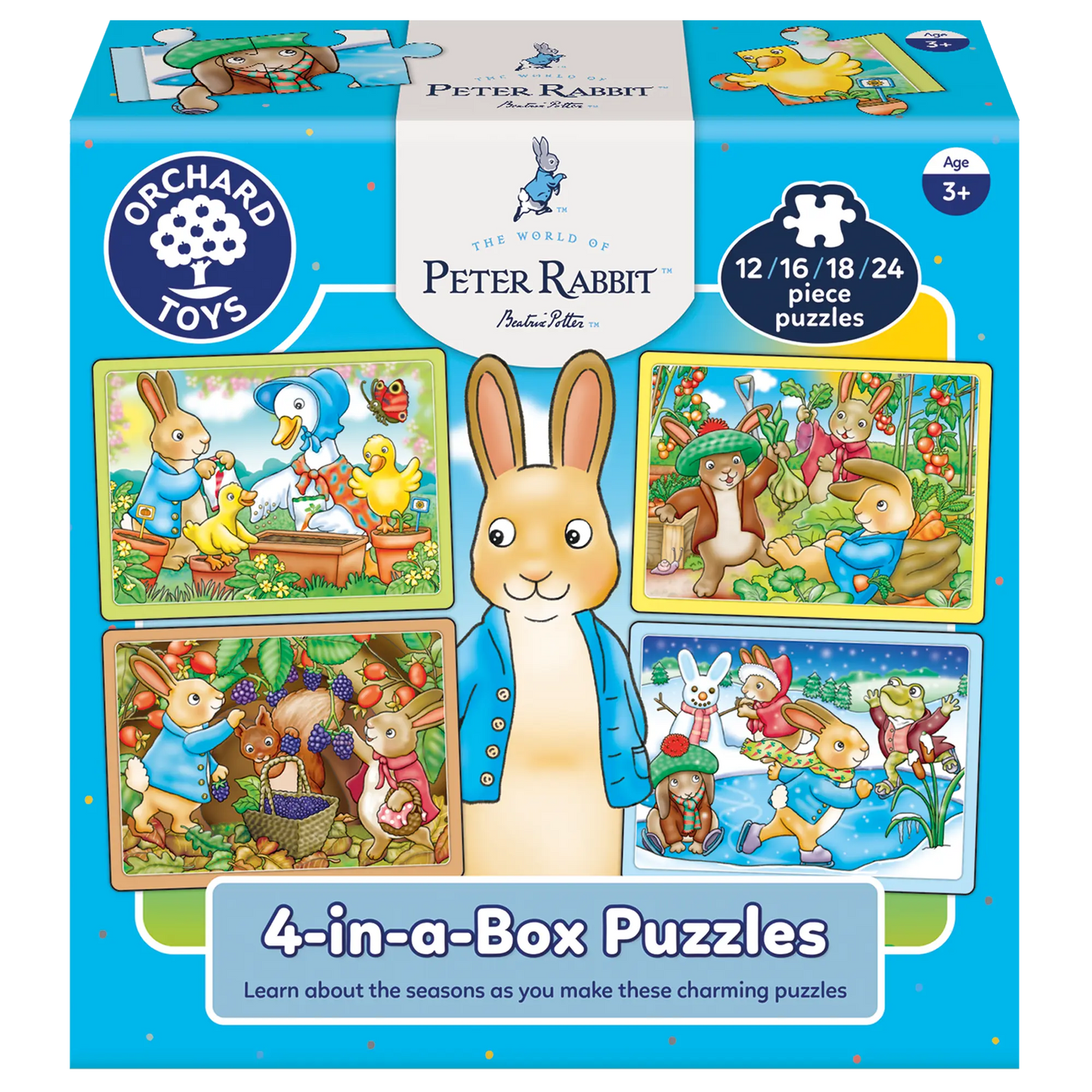 Orchard Peter Rabbit 4 In A Box Puzzle