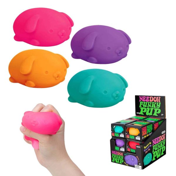 NeeDoh Neon Funky Pup