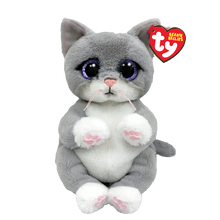 TY Morgan Grey Cat Beanie Bellie