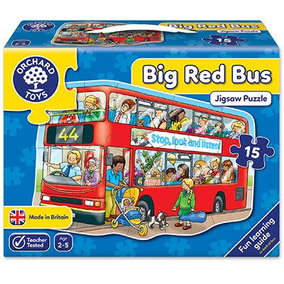 Orchard Big Red Bus Jigsaw