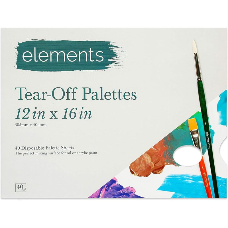 Elements Tear Off Palette 12in x 16in 40 Sheets