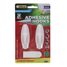 Stik-ie Removable Adhesive Hooks 2 Pack