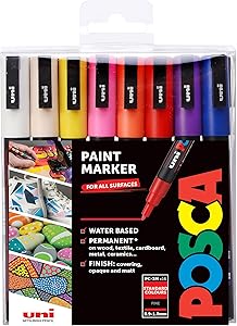 Posca Starter Pack Fine Nib Standard Colours 8 Pack