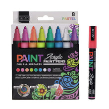 Pastel Acrylic Markers 1.2mm Icon 8 Pack