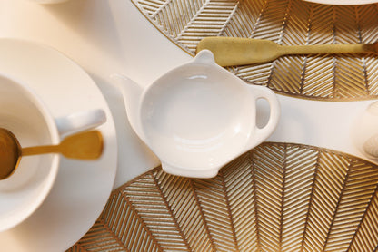 White Tea Bag Tidy MK