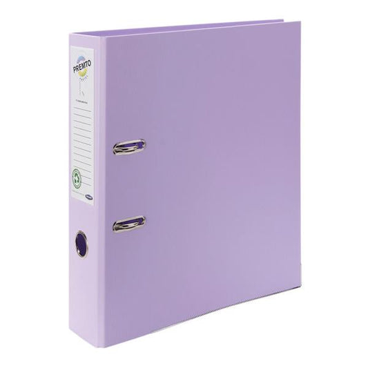 Premto Pastel A4 Pp Lever Arch File Wild Orchid