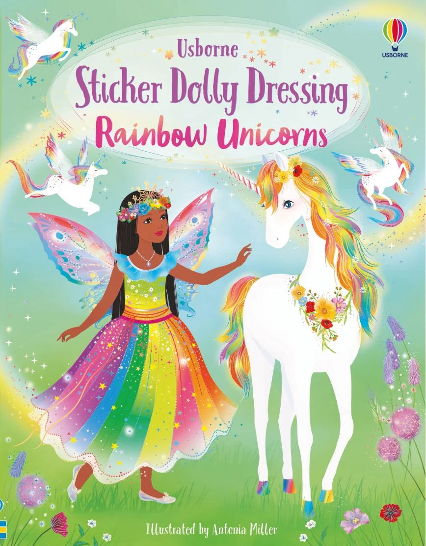 Sticker Dolly Dressing  Rainbow Unicorns