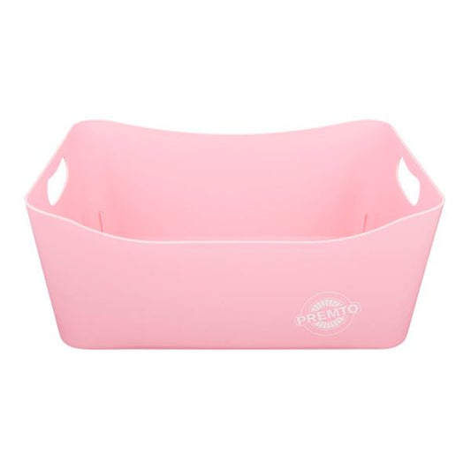 Premto Pastel Large Storage Basket Pink Sherbet