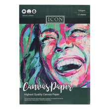 Icon A4 Canvas Pad 12pg 220gsm