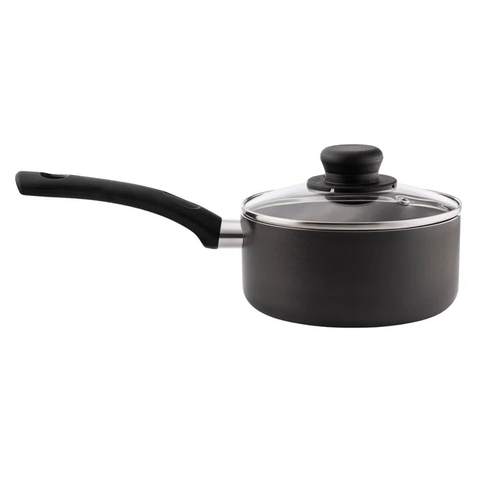 18cm Non Stick Sauce Pan & Lid Sapphire Range