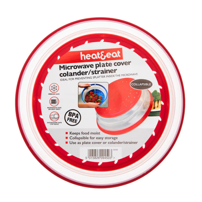 Microwave Cover & Collapse Strainer