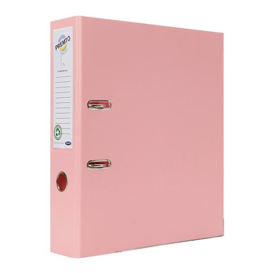 Premto Pastel A4 Pp Lever Arch File Pink Sherbet