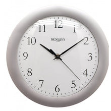 10IN SILVER WALL CLOCK