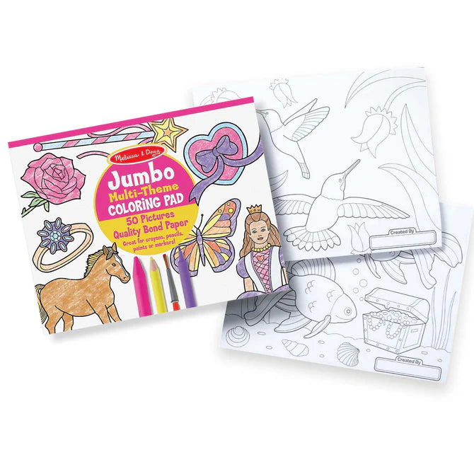 Melissa & Doug Colouring Pad Pink