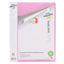 Premto Pastel A4 60 Pockets Display Book Wild Orchid