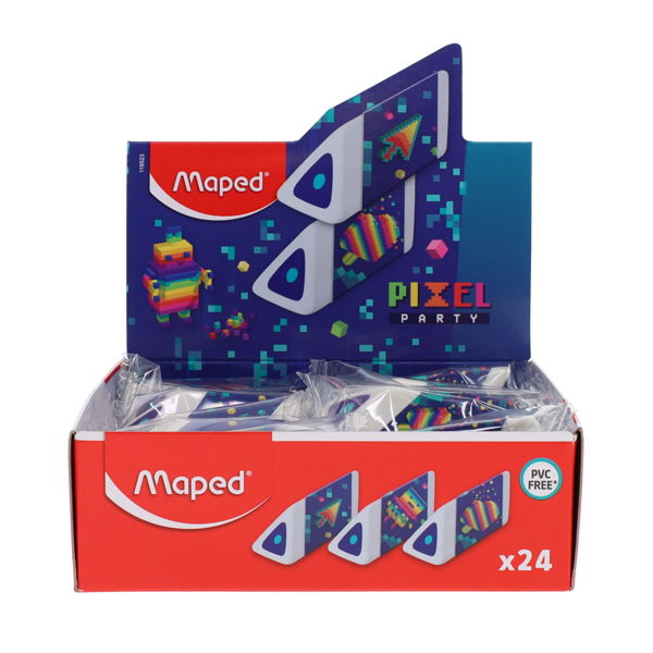 Maped Pyramid Pixel Party Eraser
