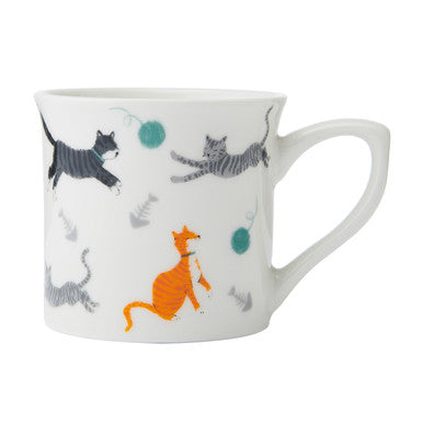Mug Cat Fluted Miska