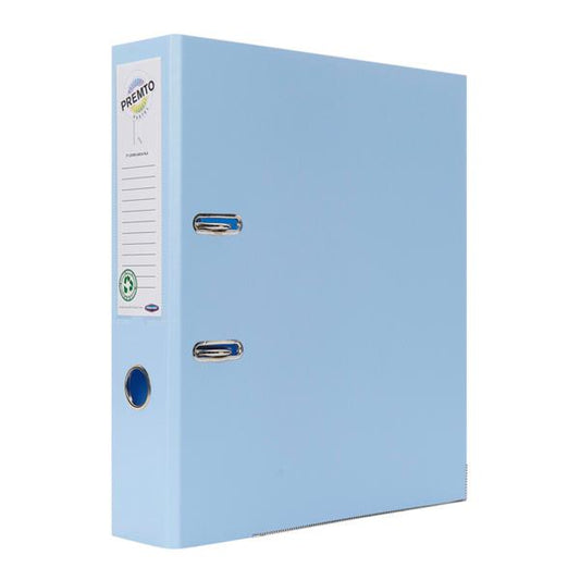 Premto Pastel A4 Pp Lever Arch File Cornflower Blue